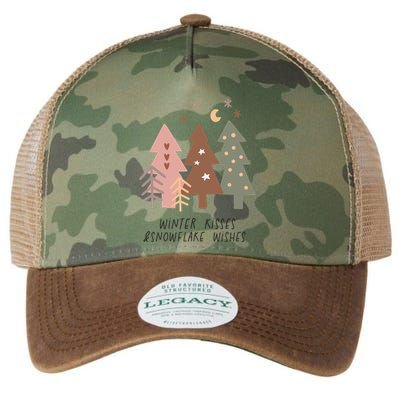 Winter Snowflake Wishes Boho Christmas Product Gift Legacy Tie Dye Trucker Hat