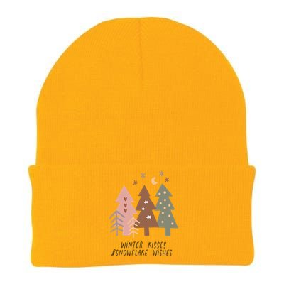 Winter Snowflake Wishes Boho Christmas Product Gift Knit Cap Winter Beanie