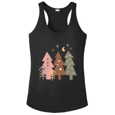 Winter Snowflake Wishes Boho Christmas Product Gift Ladies PosiCharge Competitor Racerback Tank