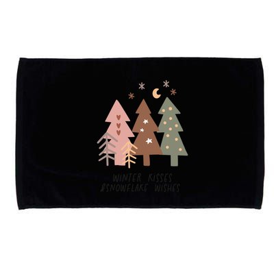 Winter Snowflake Wishes Boho Christmas Product Gift Microfiber Hand Towel