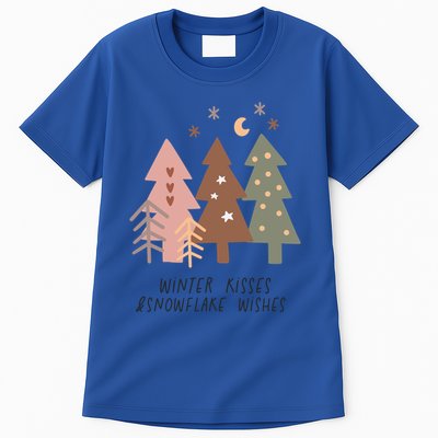 Winter Snowflake Wishes Boho Christmas Product Gift Tall T-Shirt