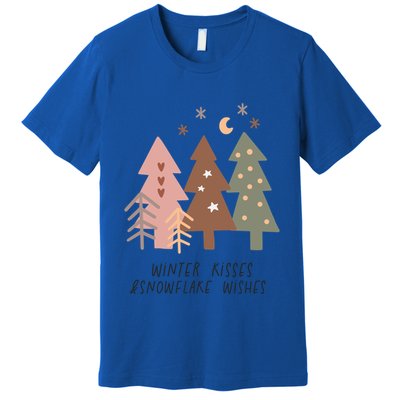Winter Snowflake Wishes Boho Christmas Product Gift Premium T-Shirt