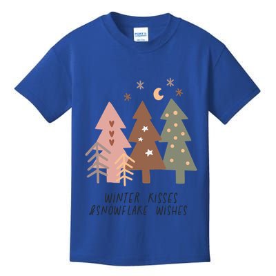 Winter Snowflake Wishes Boho Christmas Product Gift Kids T-Shirt