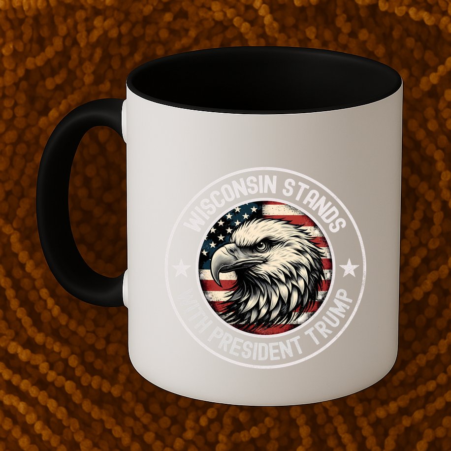 Wisconsin Stands With Trump Cool Gift Mug