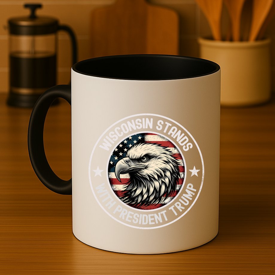 Wisconsin Stands With Trump Cool Gift Mug
