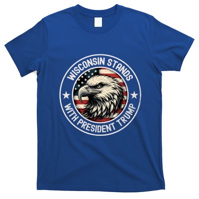 Wisconsin Stands With Trump Cool Gift T-Shirt