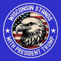 Wisconsin Stands With Trump Cool Gift 16 in Basic Backpack