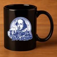 William Shakespeare 11oz C Handle Ceramic Mug