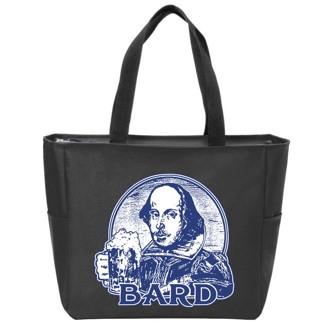 William Shakespeare Zip Tote Bag