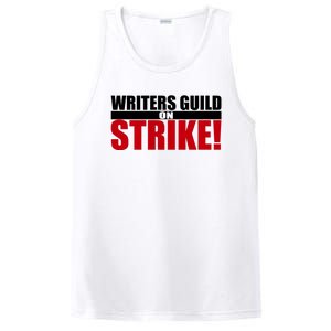 WGA Strike Writers Guild On Strike Writers Guild America PosiCharge Competitor Tank