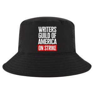 WGA Strong Writers Guild Of America On Strike Cool Comfort Performance Bucket Hat