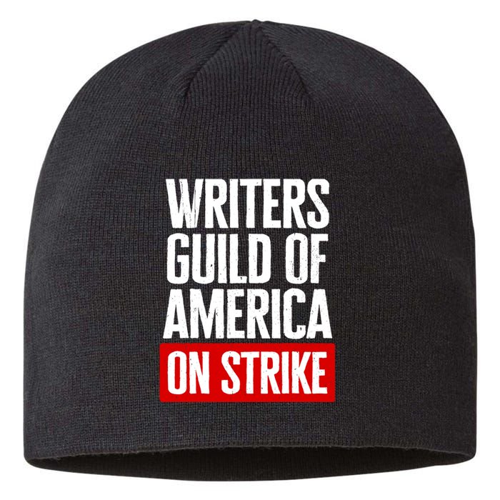 WGA Strong Writers Guild Of America On Strike Sustainable Beanie