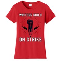 WGA Strike Writers Guild On Strike Writers Guild America Women's T-Shirt