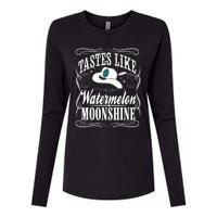 Whiskey Style Watermelon Moonshine Womens Cotton Relaxed Long Sleeve T-Shirt