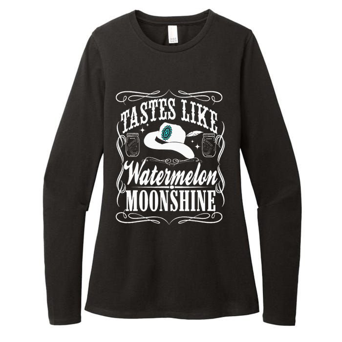 Whiskey Style Watermelon Moonshine Womens CVC Long Sleeve Shirt