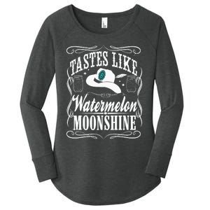 Whiskey Style Watermelon Moonshine Women's Perfect Tri Tunic Long Sleeve Shirt