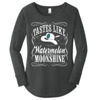 Whiskey Style Watermelon Moonshine Women's Perfect Tri Tunic Long Sleeve Shirt