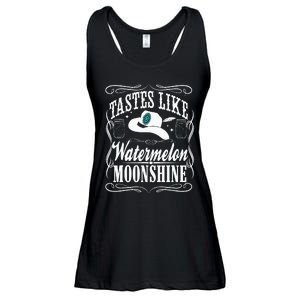 Whiskey Style Watermelon Moonshine Ladies Essential Flowy Tank