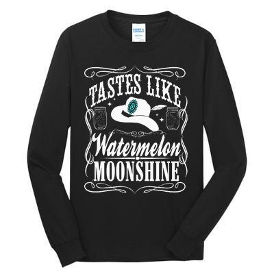 Whiskey Style Watermelon Moonshine Tall Long Sleeve T-Shirt