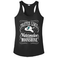 Whiskey Style Watermelon Moonshine Ladies PosiCharge Competitor Racerback Tank