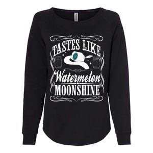 Whiskey Style Watermelon Moonshine Womens California Wash Sweatshirt