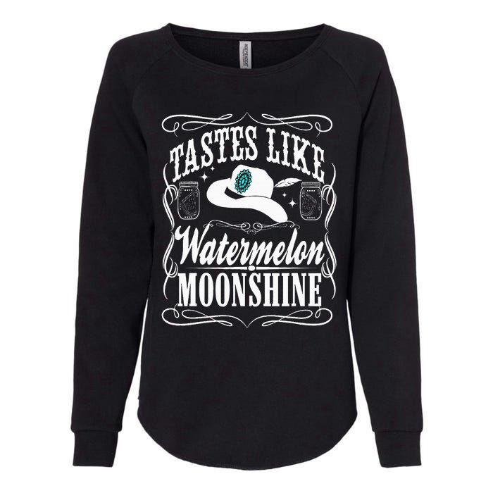 Whiskey Style Watermelon Moonshine Womens California Wash Sweatshirt