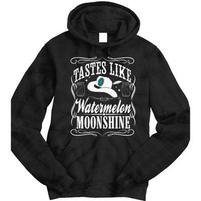 Whiskey Style Watermelon Moonshine Tie Dye Hoodie