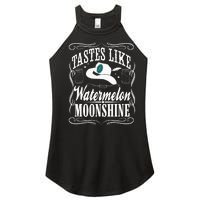 Whiskey Style Watermelon Moonshine Women's Perfect Tri Rocker Tank