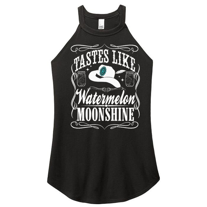 Whiskey Style Watermelon Moonshine Women's Perfect Tri Rocker Tank