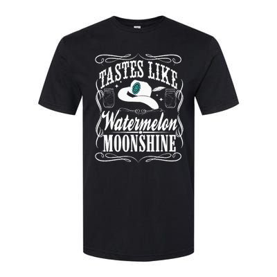 Whiskey Style Watermelon Moonshine Softstyle CVC T-Shirt