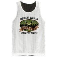 Wood Sculpture Whittle Wood Carving Woodcarver Mesh Reversible Basketball Jersey Tank