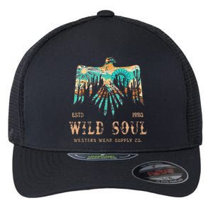 Wild Soul Western Wear Southwest Thunderbird Desert Vibes Flexfit Unipanel Trucker Cap