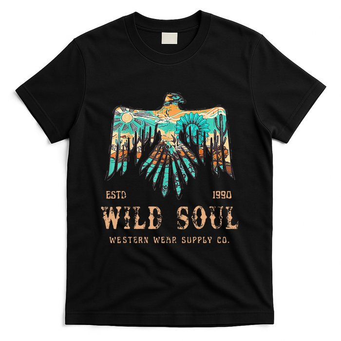 Wild Soul Western Wear Southwest Thunderbird Desert Vibes T-Shirt