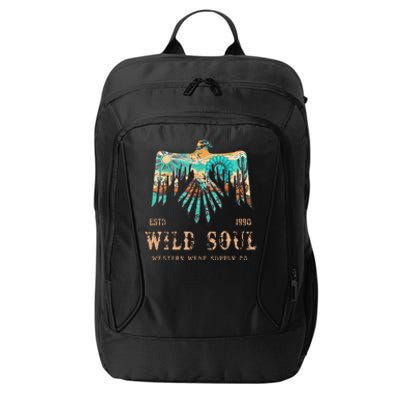 Wild Soul Western Wear Southwest Thunderbird Desert Vibes City Backpack