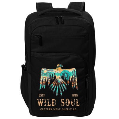 Wild Soul Western Wear Southwest Thunderbird Desert Vibes Impact Tech Backpack