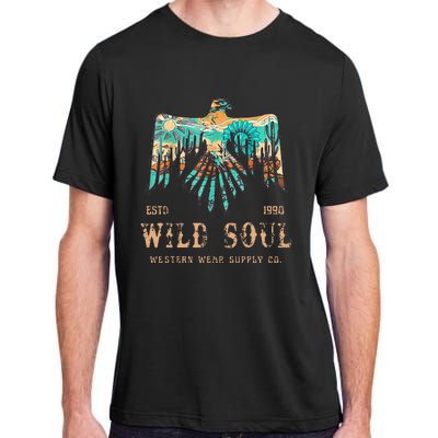 Wild Soul Western Wear Southwest Thunderbird Desert Vibes Adult ChromaSoft Performance T-Shirt