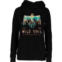 Wild Soul Western Wear Southwest Thunderbird Desert Vibes Womens Funnel Neck Pullover Hood