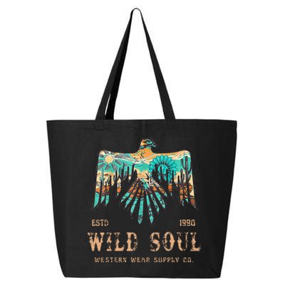 Wild Soul Western Wear Southwest Thunderbird Desert Vibes 25L Jumbo Tote