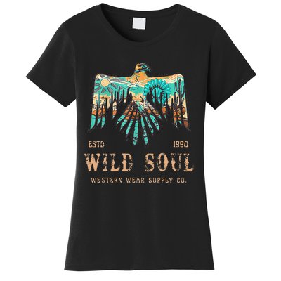 Wild Soul Western Wear Southwest Thunderbird Desert Vibes Women's T-Shirt