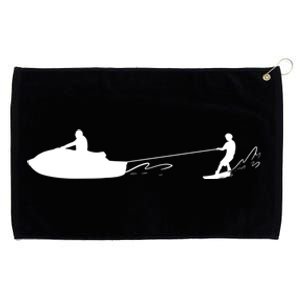 Water Skiing Water Ski Gift Grommeted Golf Towel