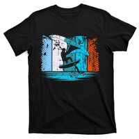 Wing Surf Wing Foil Wingsurfer Retro T-Shirt