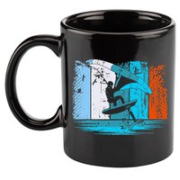 Wing Surf Wing Foil Wingsurfer Retro 11oz C Handle Ceramic Mug