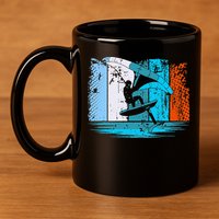 Wing Surf Wing Foil Wingsurfer Retro 11oz C Handle Ceramic Mug