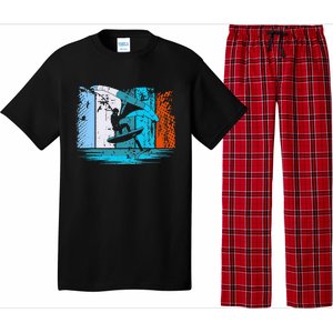 Wing Surf Wing Foil Wingsurfer Retro Pajama Set