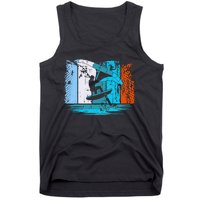 Wing Surf Wing Foil Wingsurfer Retro Tank Top