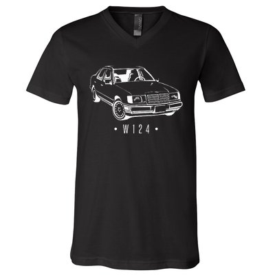 W124 Silhouette V-Neck T-Shirt