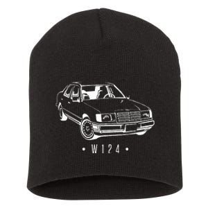 W124 Silhouette Short Acrylic Beanie