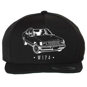 W124 Silhouette Wool Snapback Cap