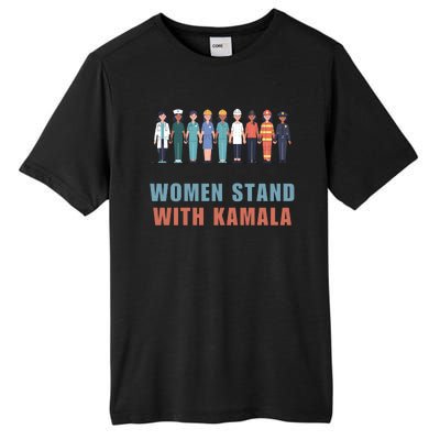 Women Stand With Kamala Walz Madam President Unity Harris Tall Fusion ChromaSoft Performance T-Shirt