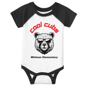 White Salmon Whitson Eletary Cool Cubs Infant Baby Jersey Bodysuit